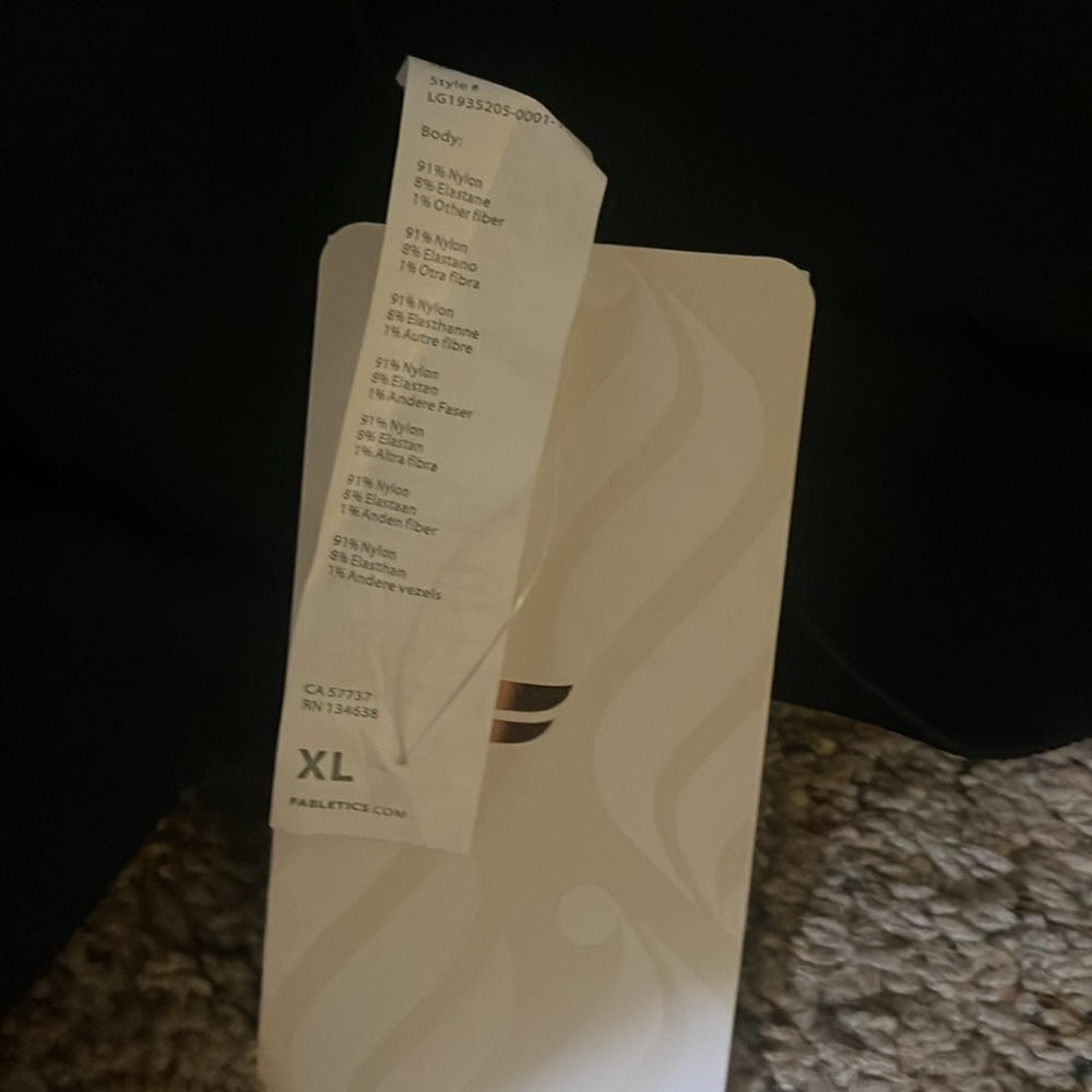 Fabletics Black Yoga Pants - Picture 5 of 5
